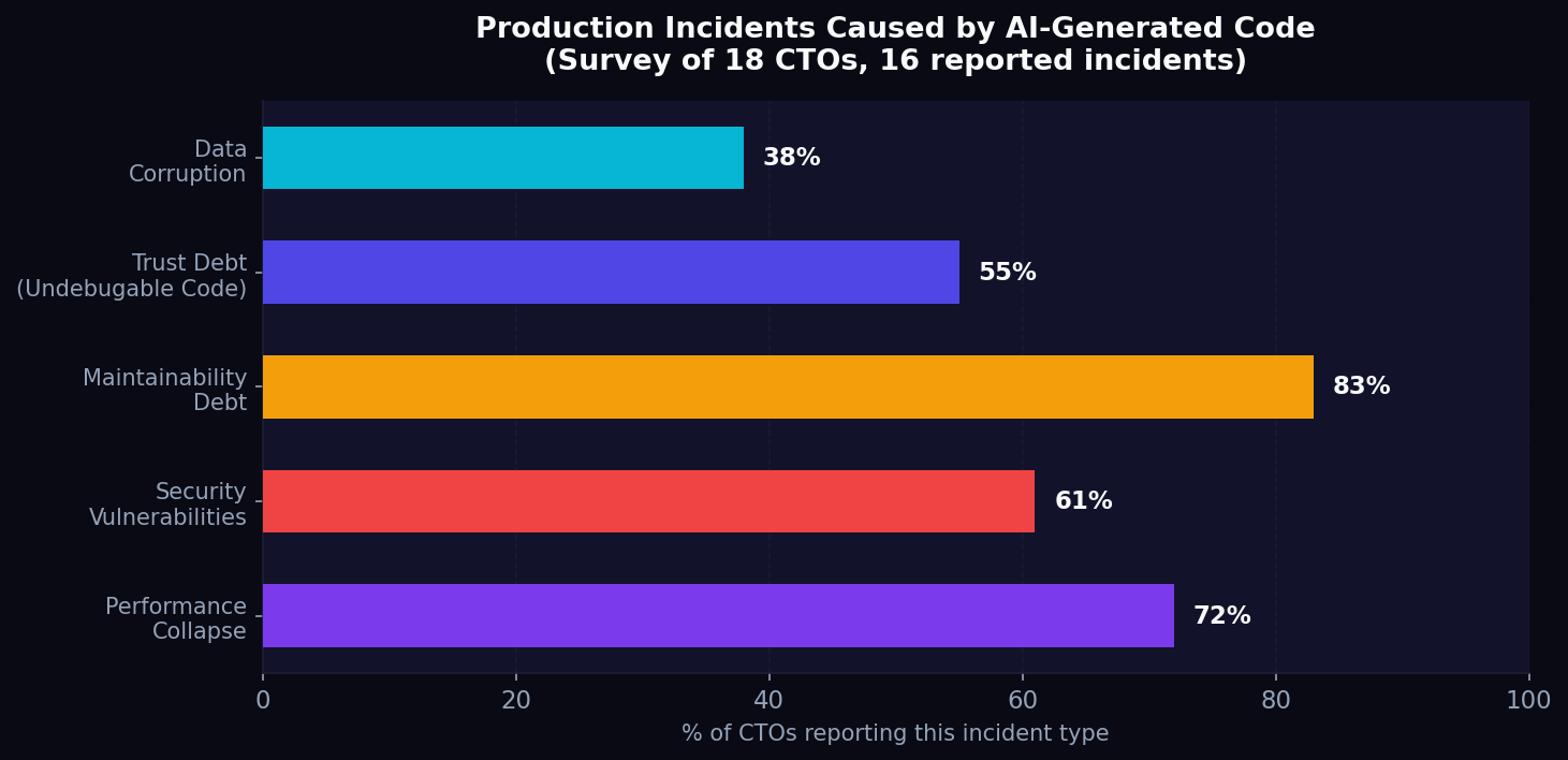 Production Incidents from AI-Generated Code — CTO Survey